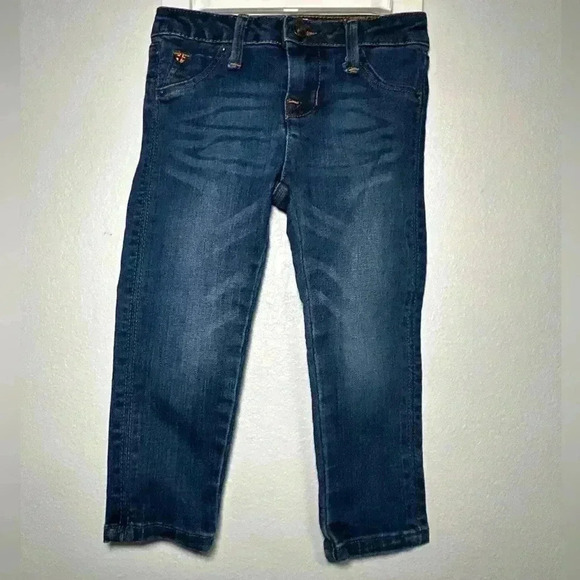 HUDSON Toddler BABY GIRLS/boys SKINNY JEANS SIZE 24 M EXCELLENT Condition - Picture 1 of 5